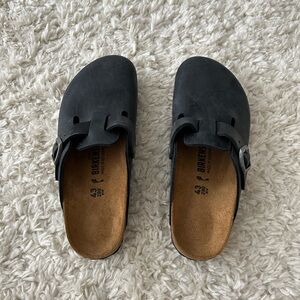 Birkenstock Black Leather Loafers
